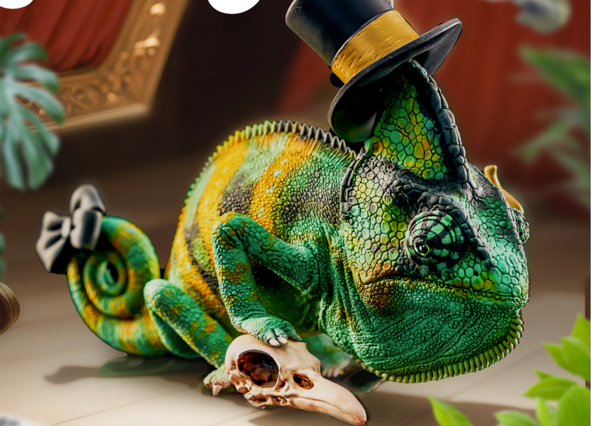 CHAMELEON DAYDREAM SERIES – MOS’s Magician Dream 1:1 Scale Designer Figure-FRDF002-1(Green)