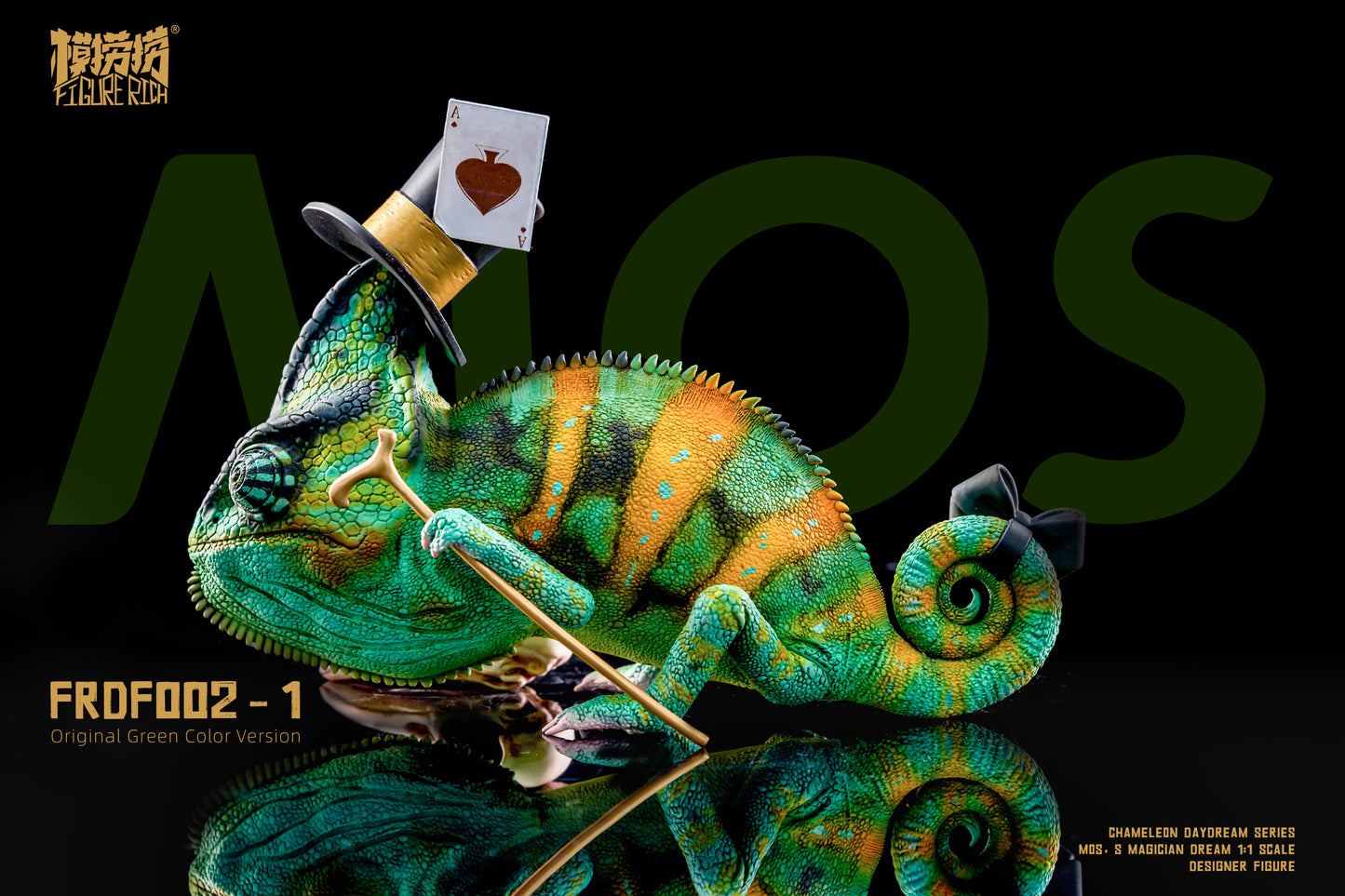 CHAMELEON DAYDREAM SERIES – MOS’s Magician Dream 1:1 Scale Designer Figure-FRDF002-1(Green)
