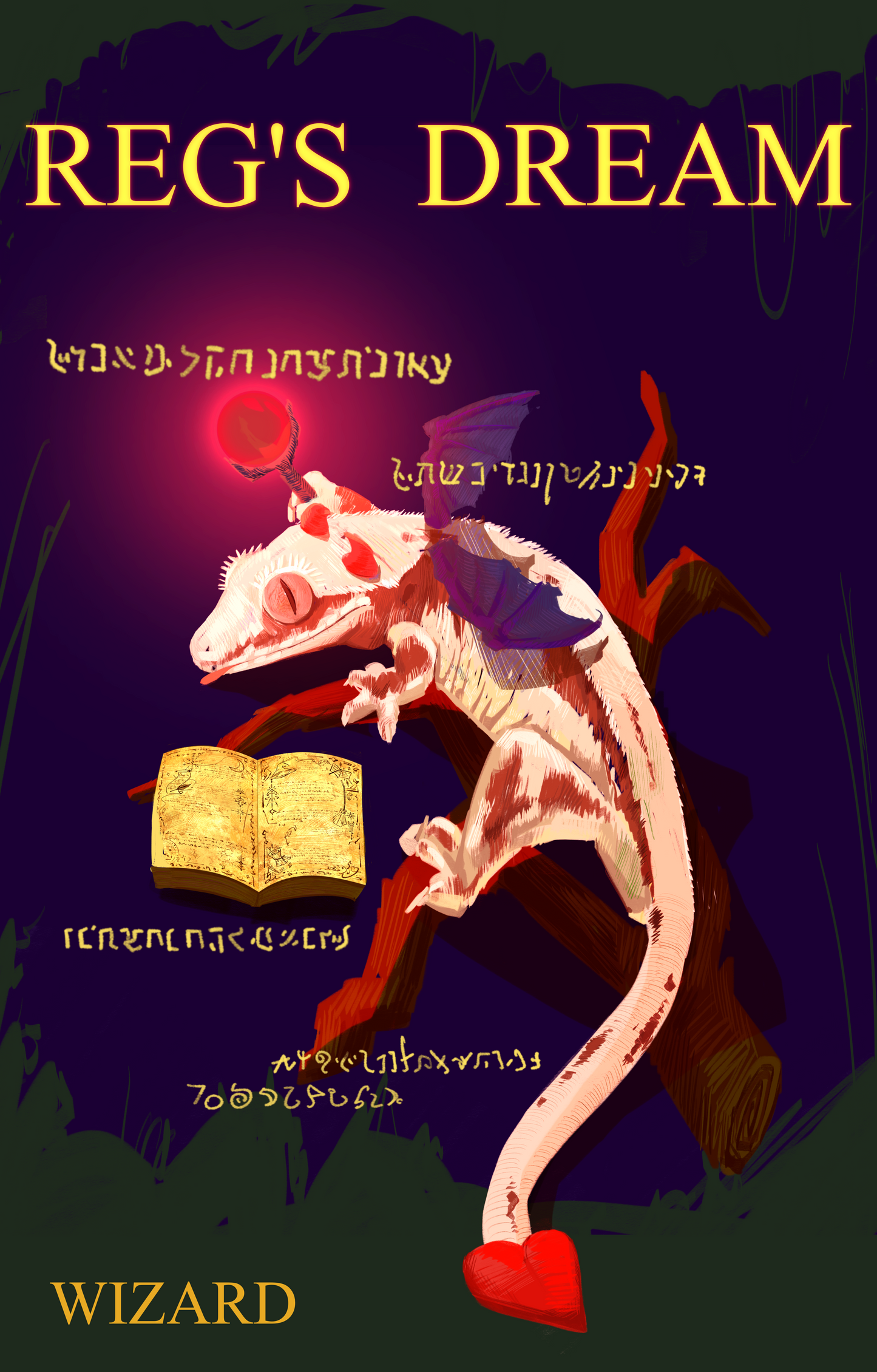 FIGURERICH “DAYDREAM” SERIES REPTILE PET HAND-DRAWN POSTCARD-NO.1 EDITION