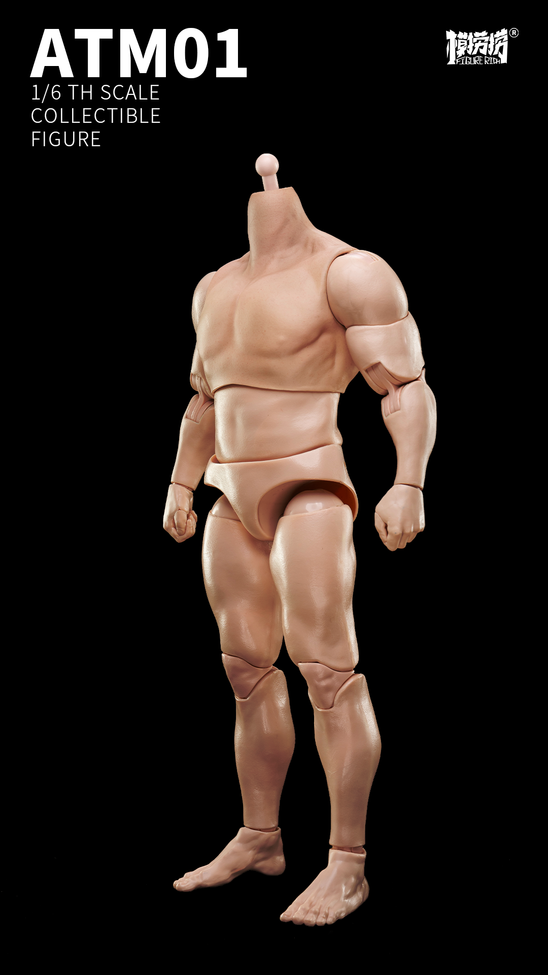 FIGURERICH x Nounkey ATM01-1 Man 1/6 Scale Action Body