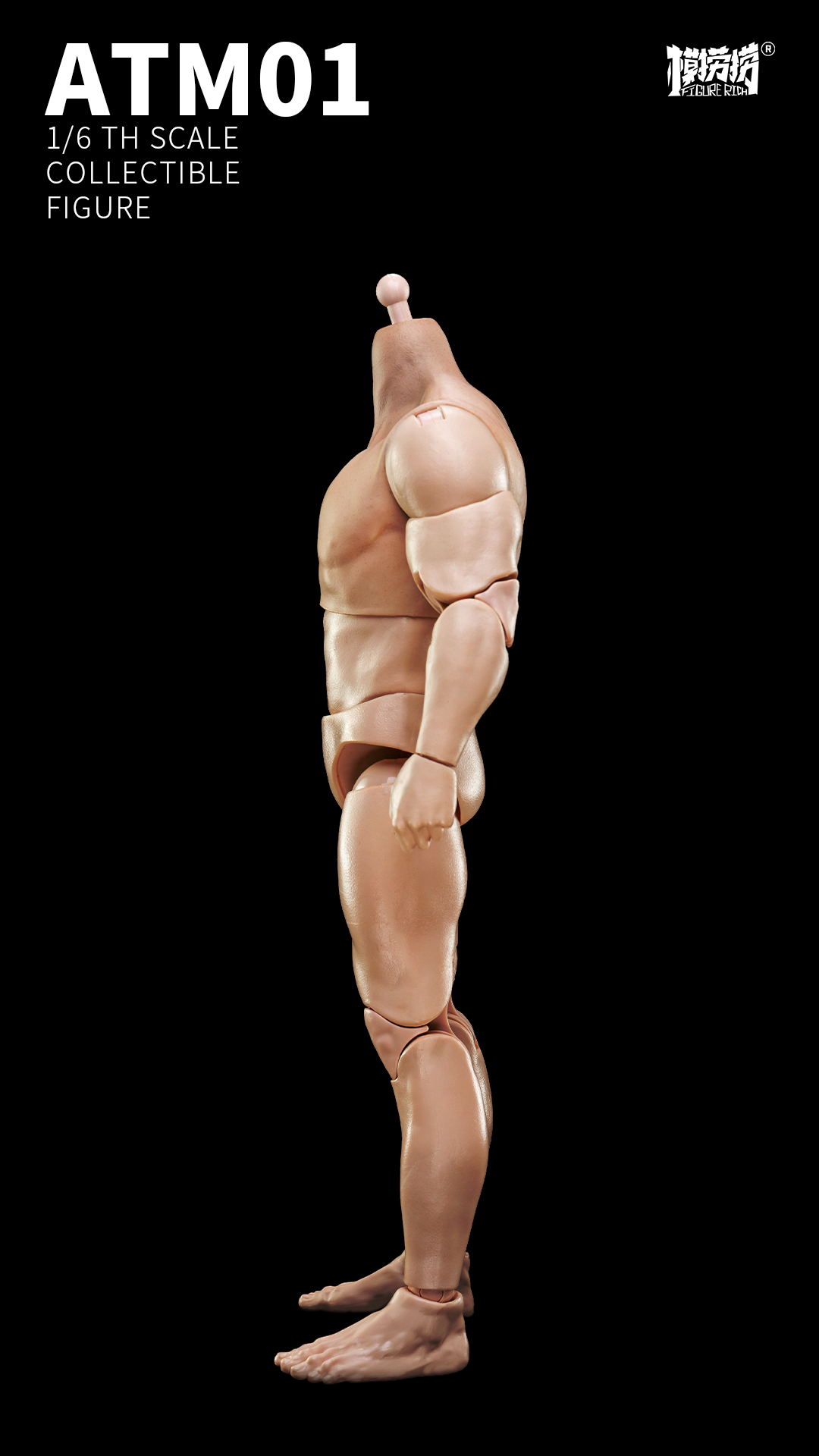 FIGURERICH x Nounkey ATM01-1 Man 1/6 Scale Action Body