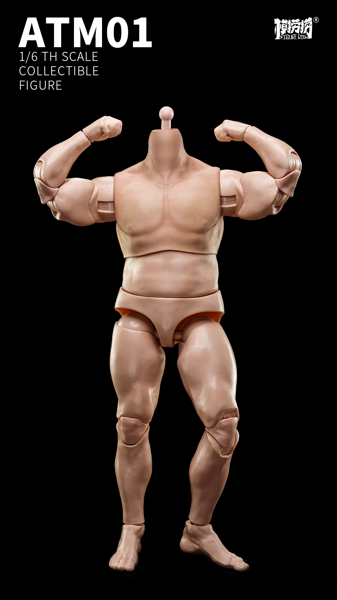 FIGURERICH x Nounkey ATM01-1 Man 1/6 Scale Action Body