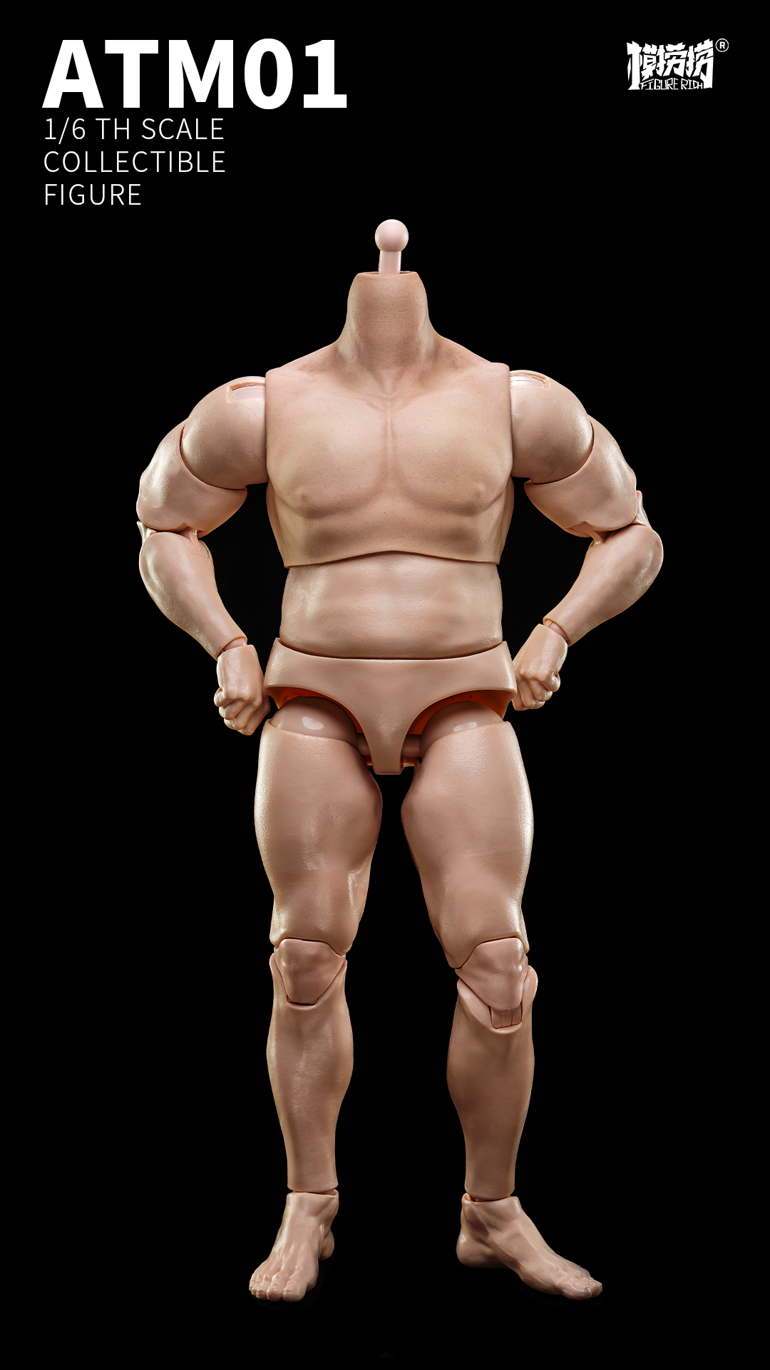 FIGURERICH x Nounkey ATM01-1 Man 1/6 Scale Action Body