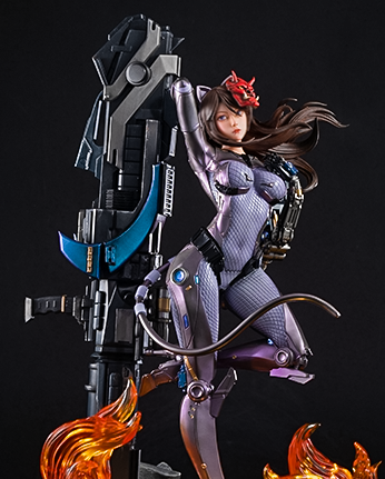 FIGURERICH x RED x Liji x RUANRUAN "Devil Killer Miaomiao Qian" Designer statue