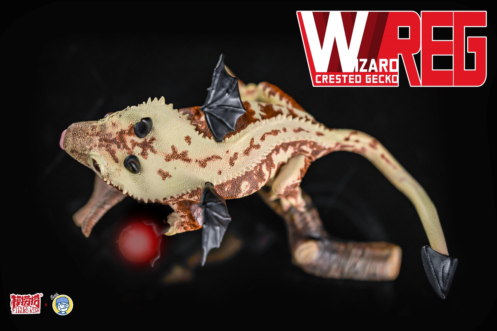 CRESTED GECKO DAYDREAM SERIES – REG’s Wizard Dream 1:1 Scale Designer Figure
