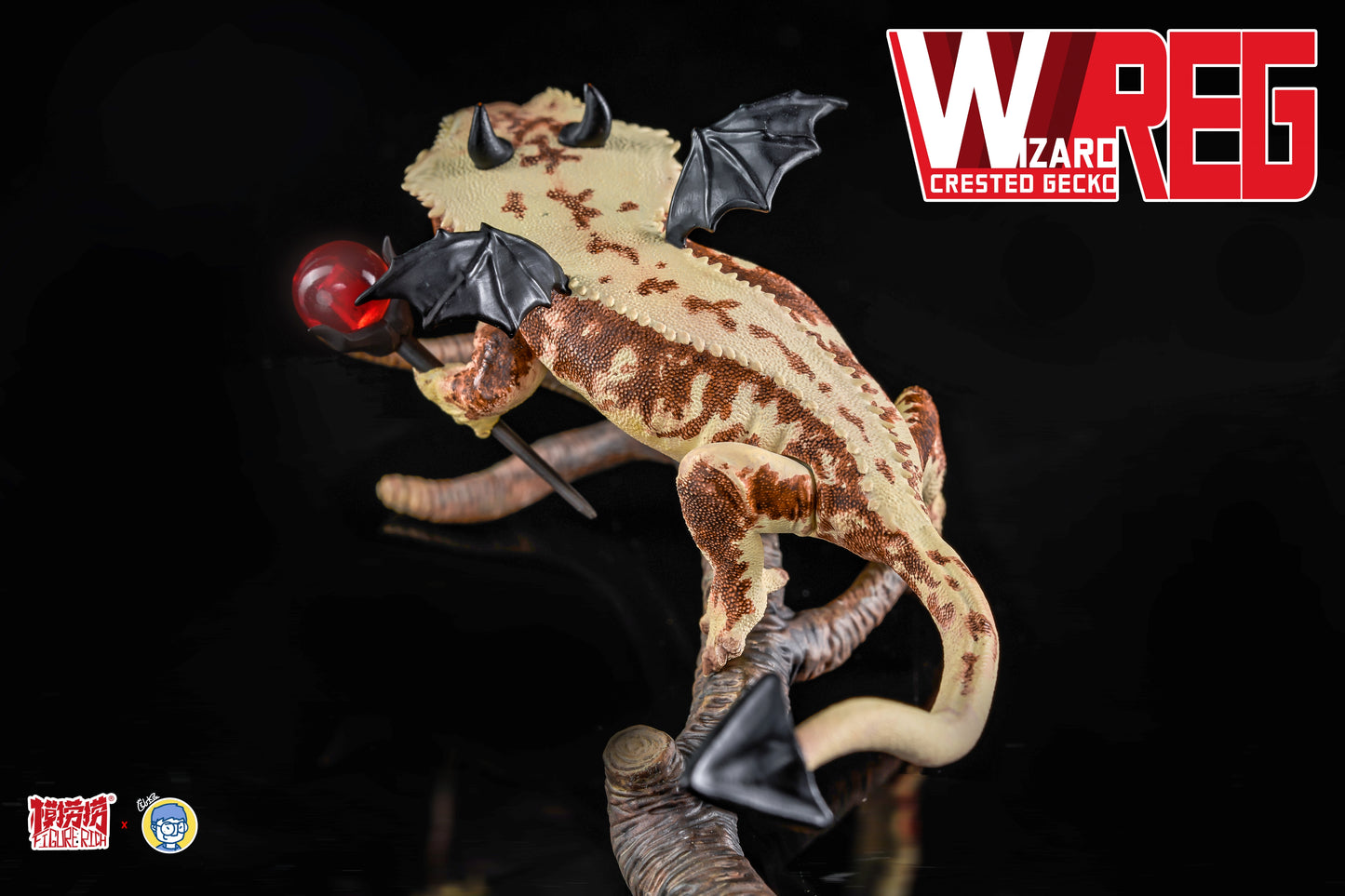 CRESTED GECKO DAYDREAM SERIES – REG’s Wizard Dream 1:1 Scale Designer Figure