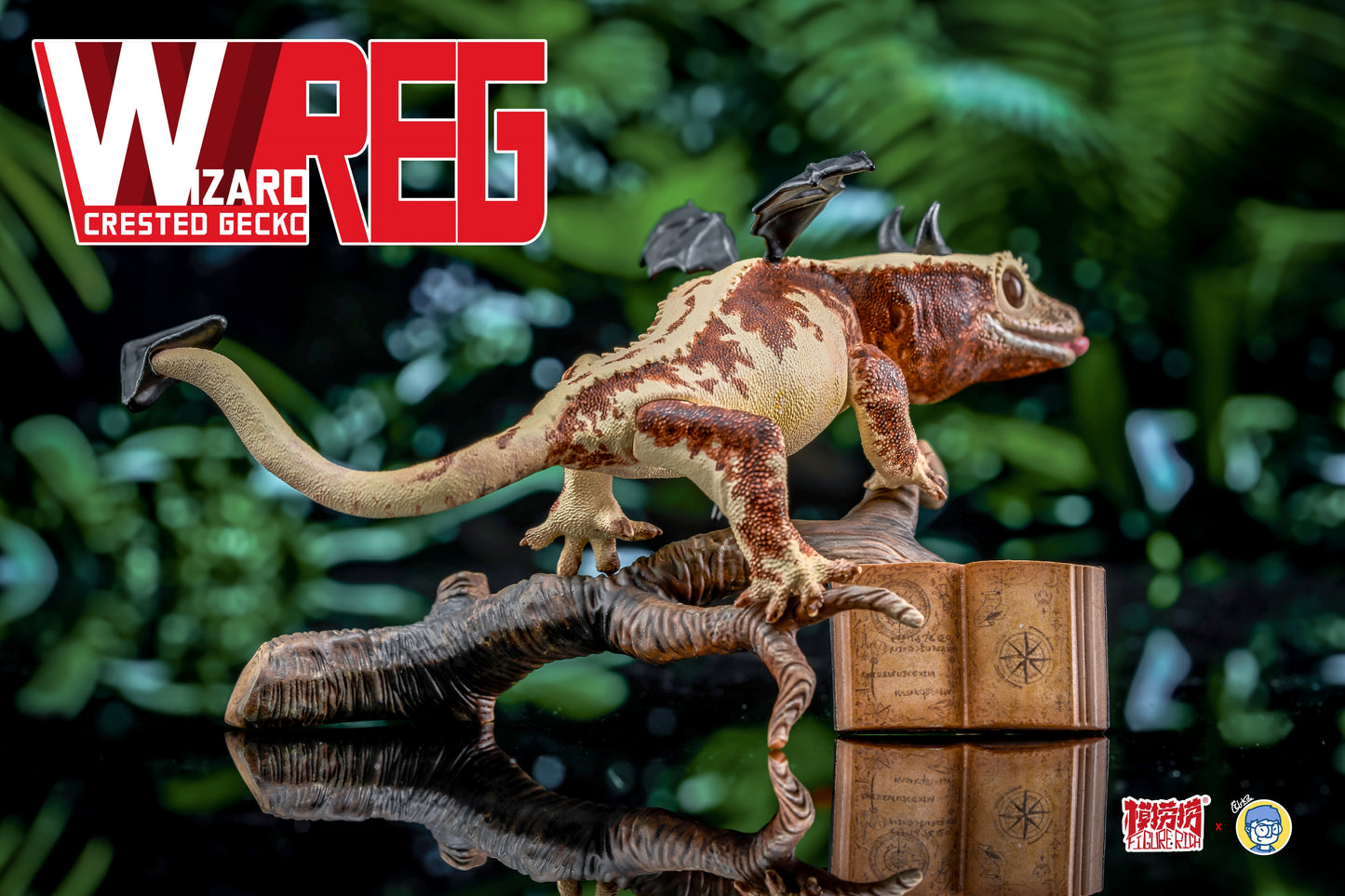 CRESTED GECKO DAYDREAM SERIES – REG’s Wizard Dream 1:1 Scale Designer Figure
