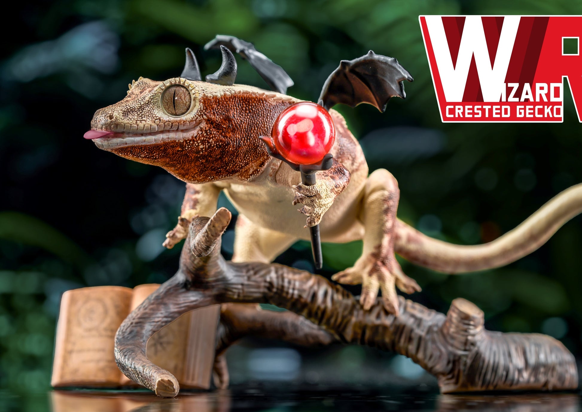 CRESTED GECKO DAYDREAM SERIES – REG’s Wizard Dream 1:1 Scale Designer Figure